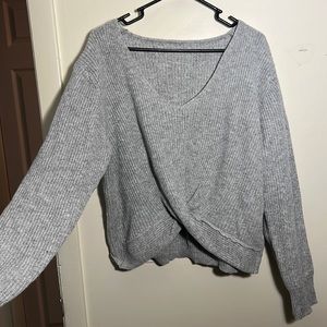 Gray sweater